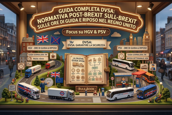 Normativa Post-Brexit sulle Ore di Guida e Riposo nel Regno Unito: Guida Completa DVSA per HGV e PSV.